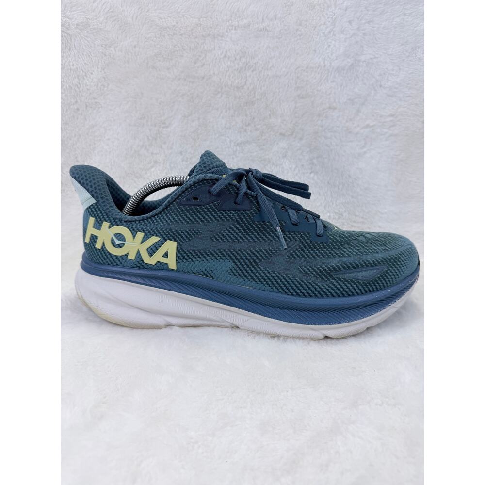 Hoka Clifton 9 Mens Running Shoes Mountain Spring Blue Sapphire Size 11D